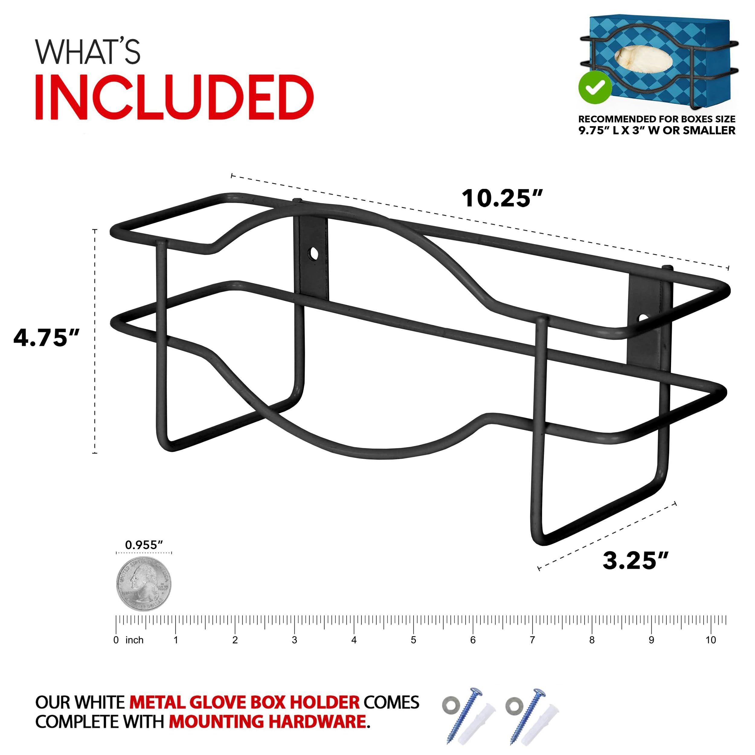 Foto 3 | Dispensador De Guantes Stock Your Home  Soporte De Pared De Metal Negro - Venta Internacional.