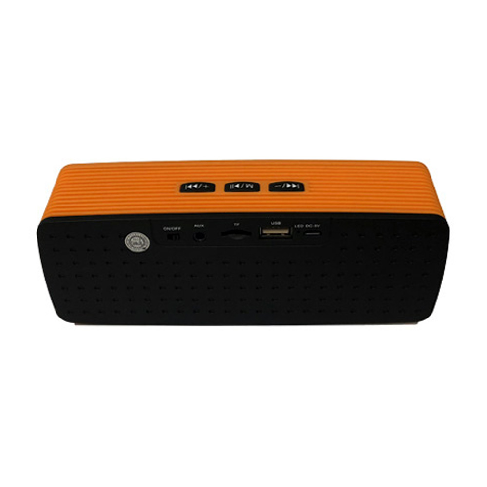 Foto 3 pulgar | Bocina Bluetooth Speaker Multifuncional Portatil Zeta Multi color Anaranjado