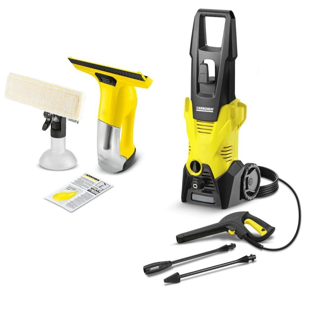 Foto 2 pulgar | Combo Hidrolavadora + Limpiador De Cristales Karcher