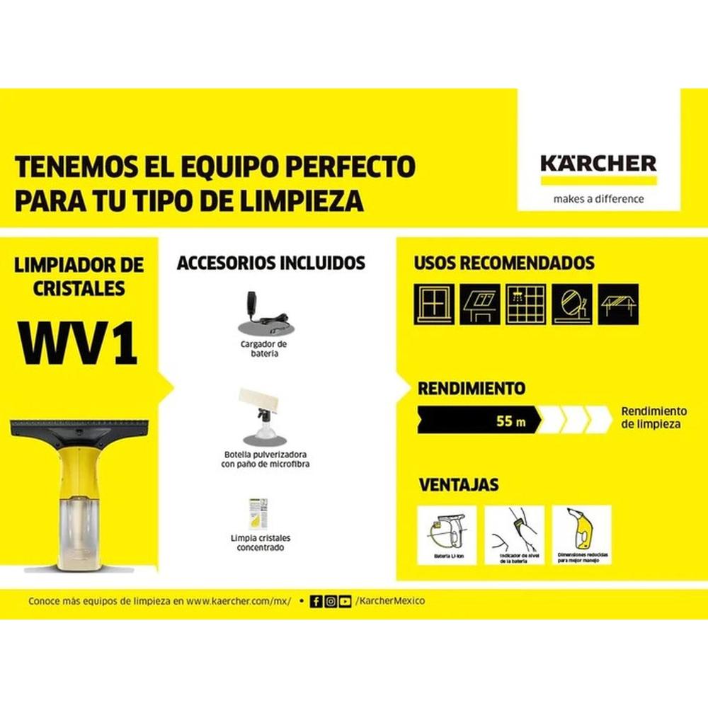 Foto 4 pulgar | Combo Hidrolavadora + Limpiador De Cristales Karcher