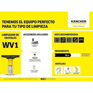 Foto 3 | Combo Hidrolavadora + Limpiador De Cristales Karcher