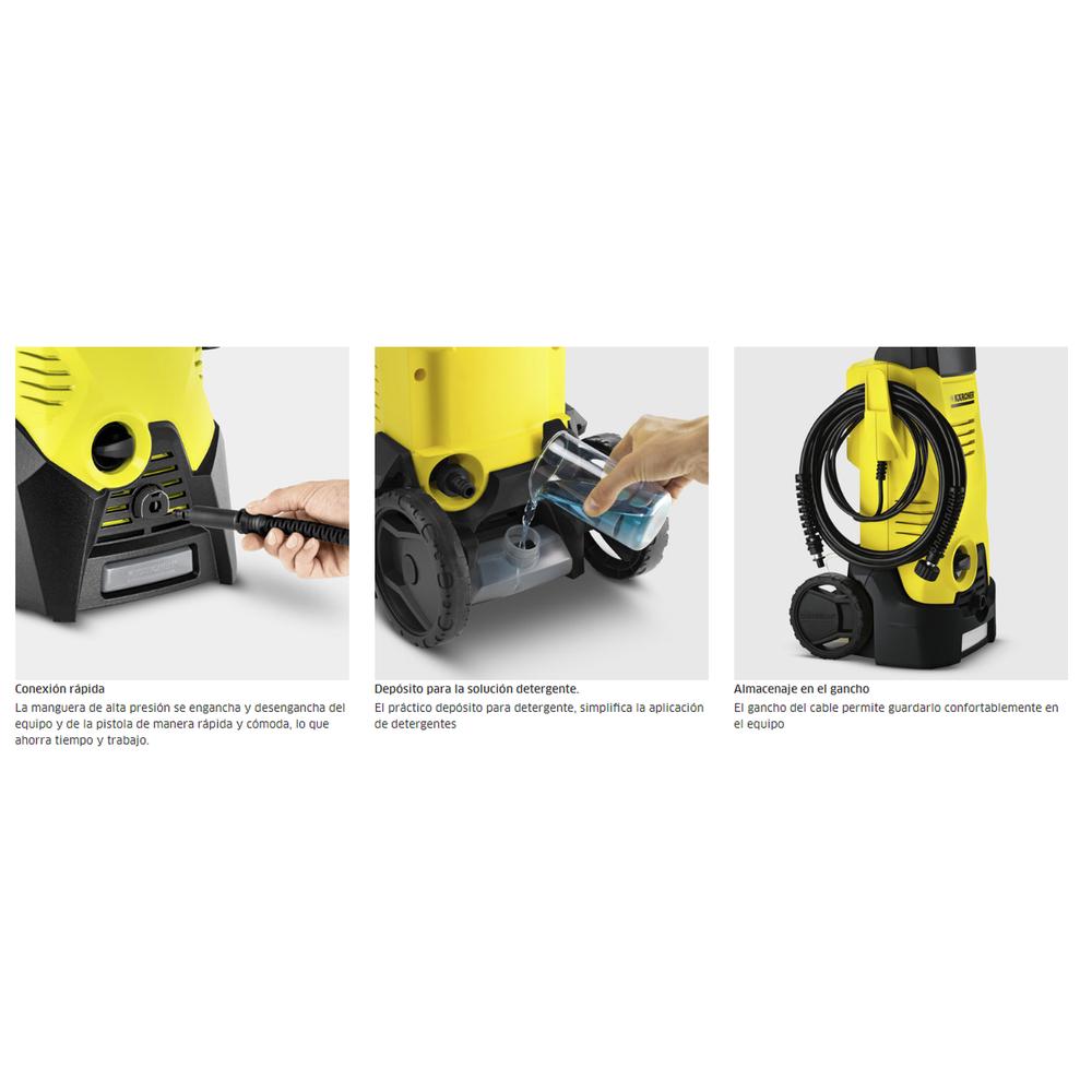 Foto 6 pulgar | Combo Hidrolavadora + Limpiador De Cristales Karcher