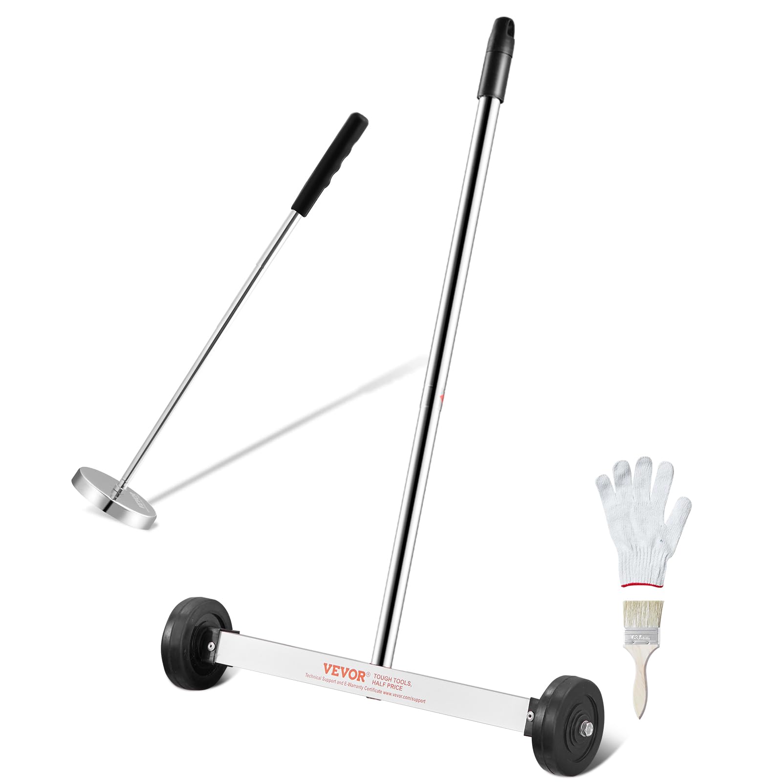 Barredora Magnética Vevor De 15 Pulgadas Con Ruedas De 3,6 Kg De Capacidad - Venta Internacional. $877