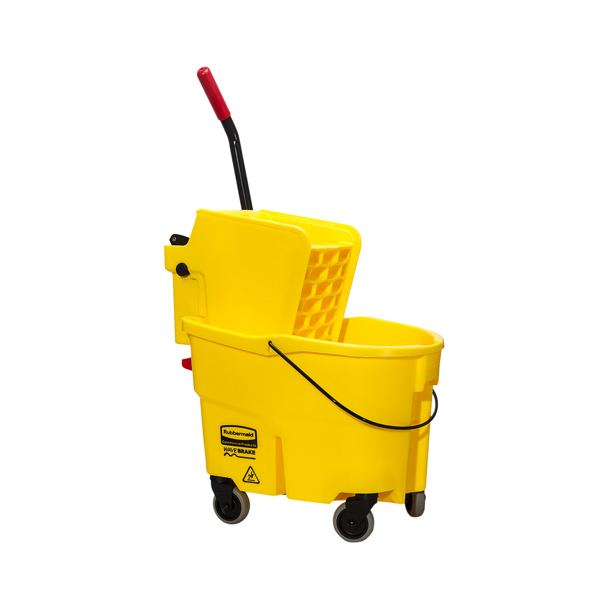 Foto 2 pulgar | Cubeta Exprimidora de Prensa Lateral de 25 l Wavebrake Rubbermaid color Amarillo