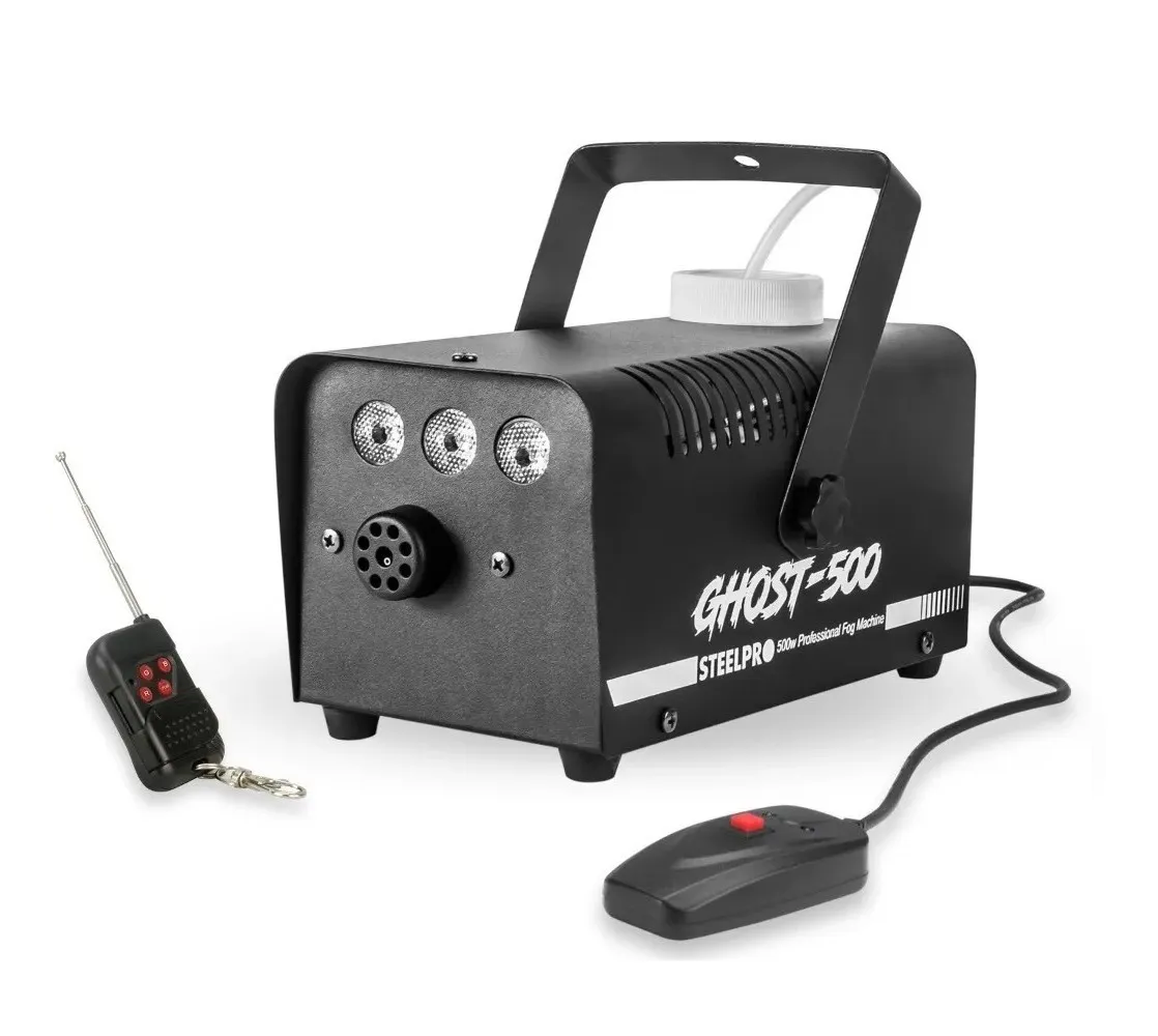 Foto 1 | Máquina de Humo Sanitizante Steelpro Ghost-500 color Negro con Efecto Niebla