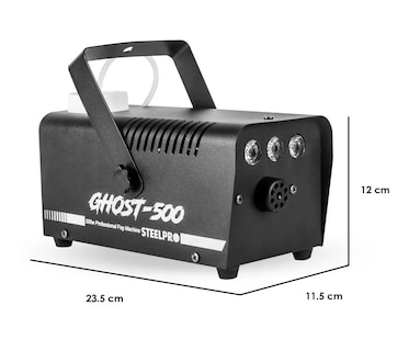 Foto 3 | Máquina de Humo Sanitizante Steelpro Ghost-500 color Negro con Efecto Niebla
