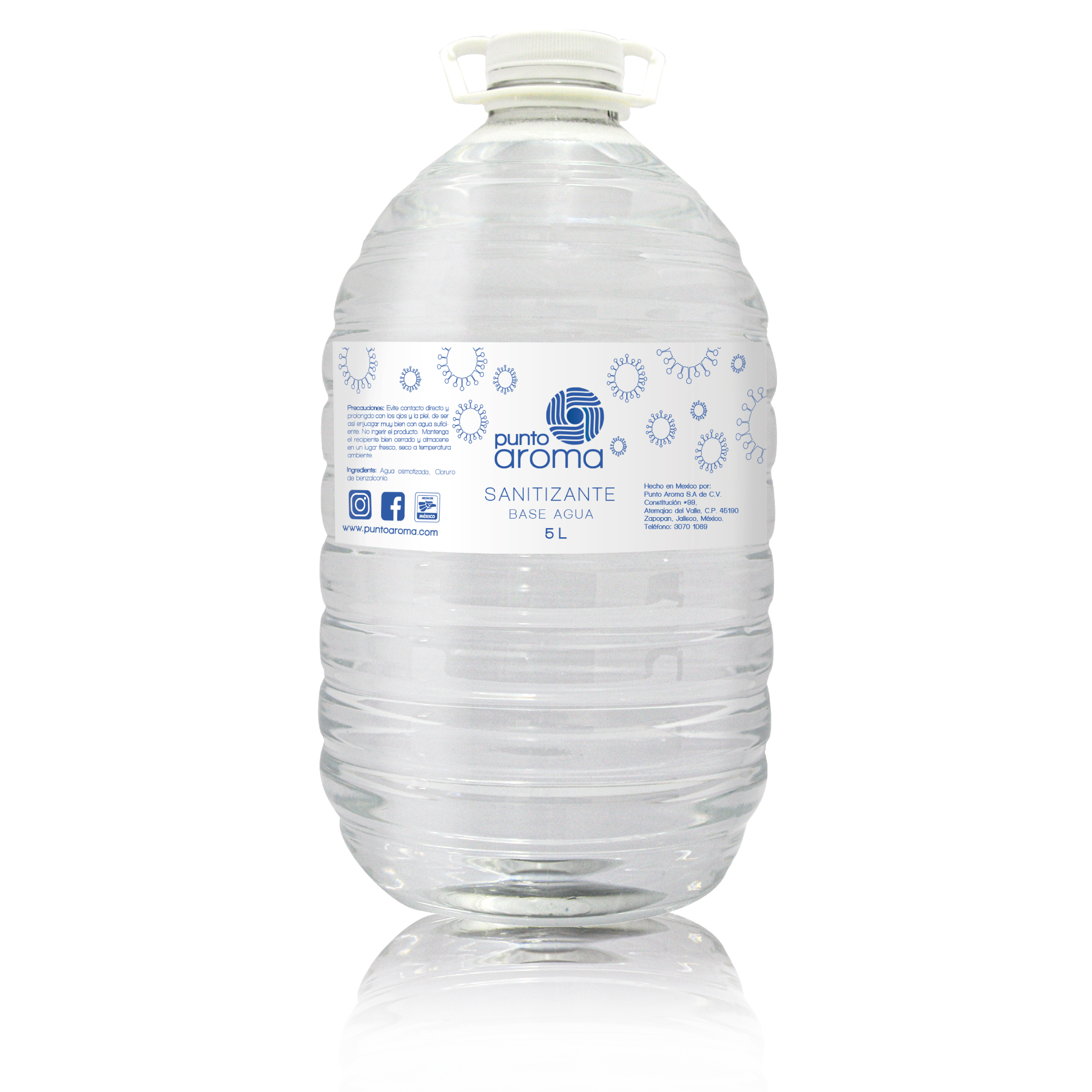 Foto 1 | Desinfectante Líquido Base Agua para Pulverizar Punto Aroma Contenido 5l