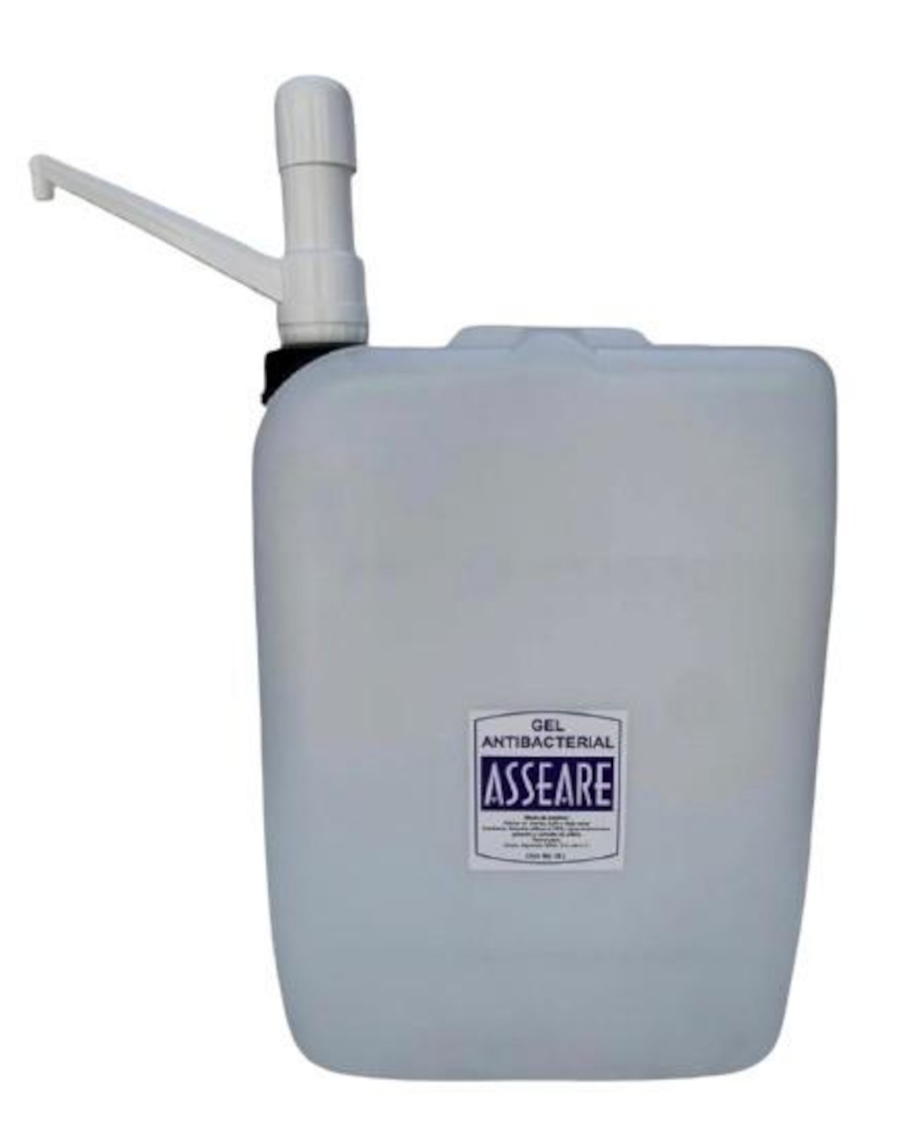 Foto 4 pulgar | Gel Antibacterial Al 70% Asseare Garrafón 20 Litros Con Dosificador