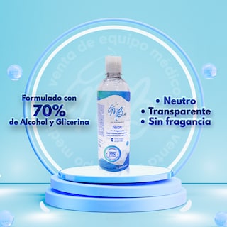 Foto 2 | Gel Antibacterial 500 Ml Caja 24 Piezas + 100 Cubre Bocas