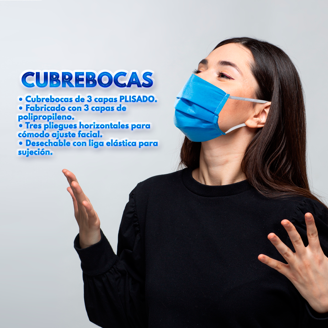 Foto 6 pulgar | Gel Antibacterial 1 Litro Caja 16 Piezas + 100 Cubre Bocas