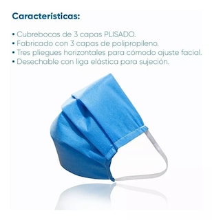 Foto 6 | Gel Antibacterial 1 Litro Caja 16 Piezas + 100 Cubre Bocas