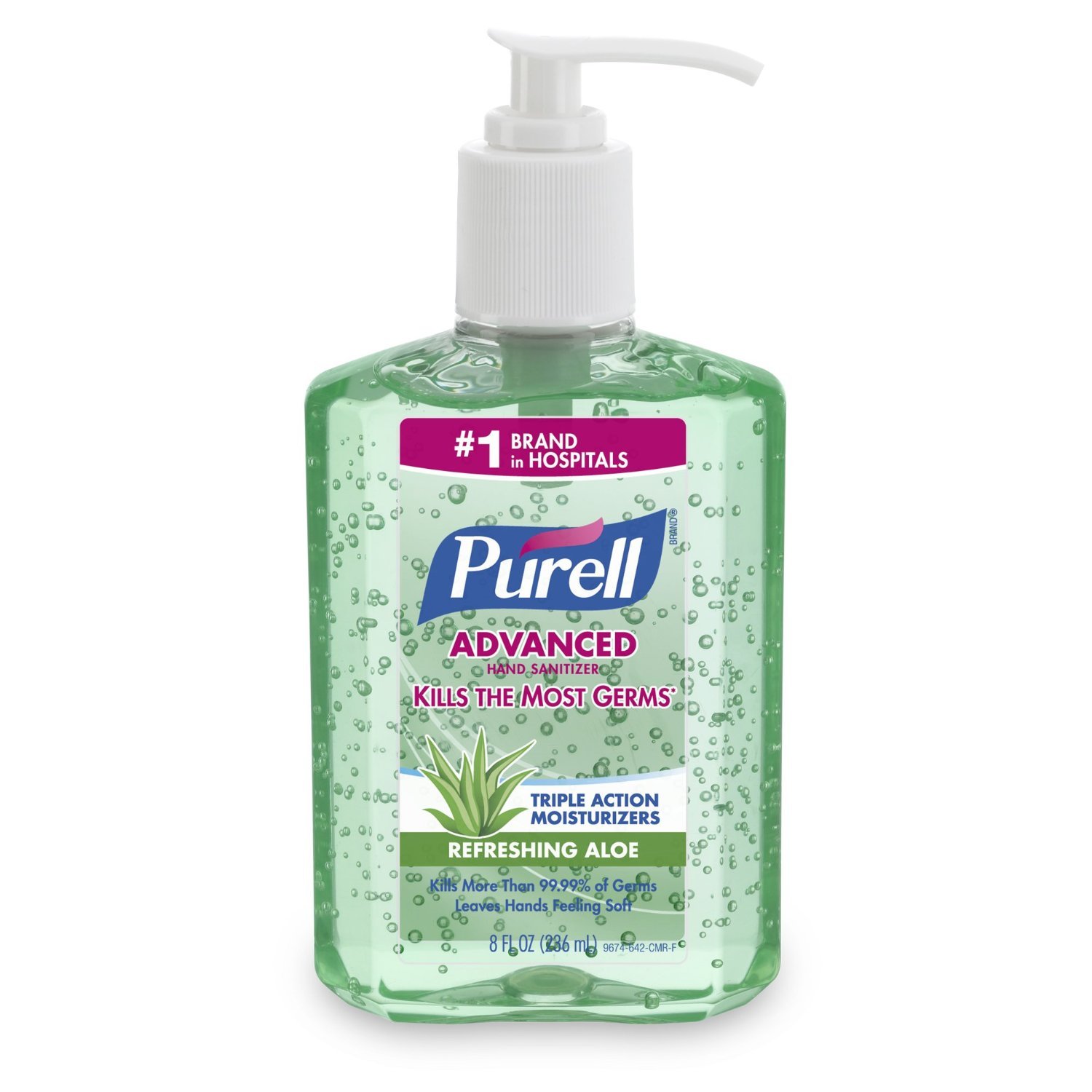 Foto 2 pulgar | Desinfectante De Manos Purell Advanced Aloe 240 Ml (paquete De 2) - Venta Internacional.