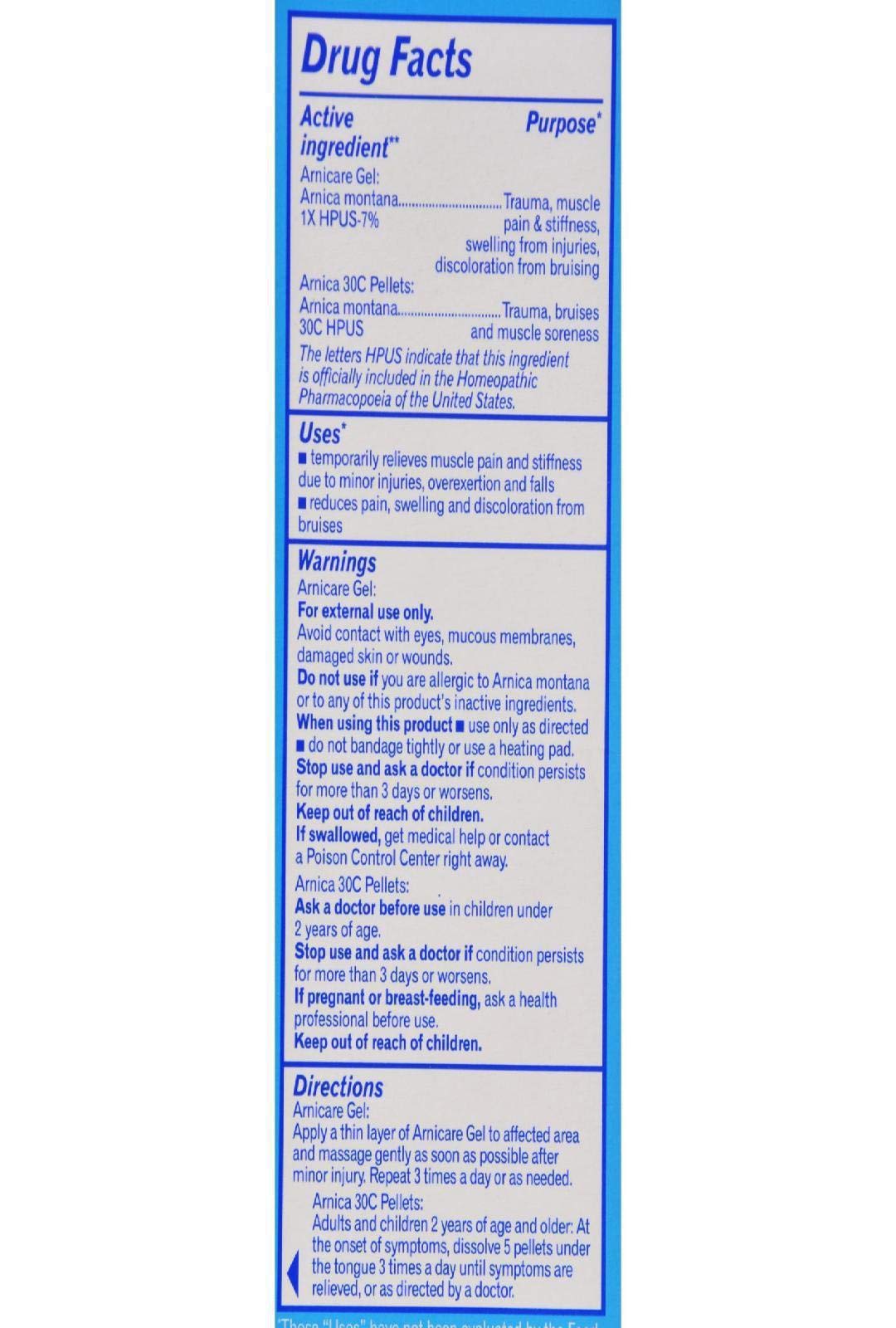 Foto 4 pulgar | Gel De Árnica Boiron Blue Tube, Paquete Económico De 75 Ml - Venta Internacional.
