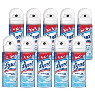 Foto 1 | Spray Desinfectante Lysol `to Go` Crisp Linen 44 Ml (paquete De 10) - Venta Internacional.