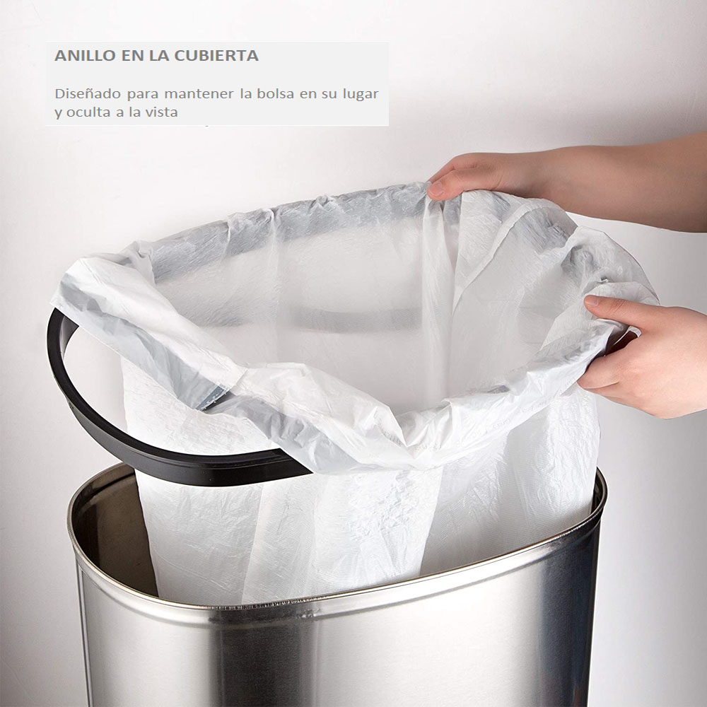 Foto 5 pulgar | Botes De Basura Kyuden Home Con Sensor De Apertura Automática 12 Litros