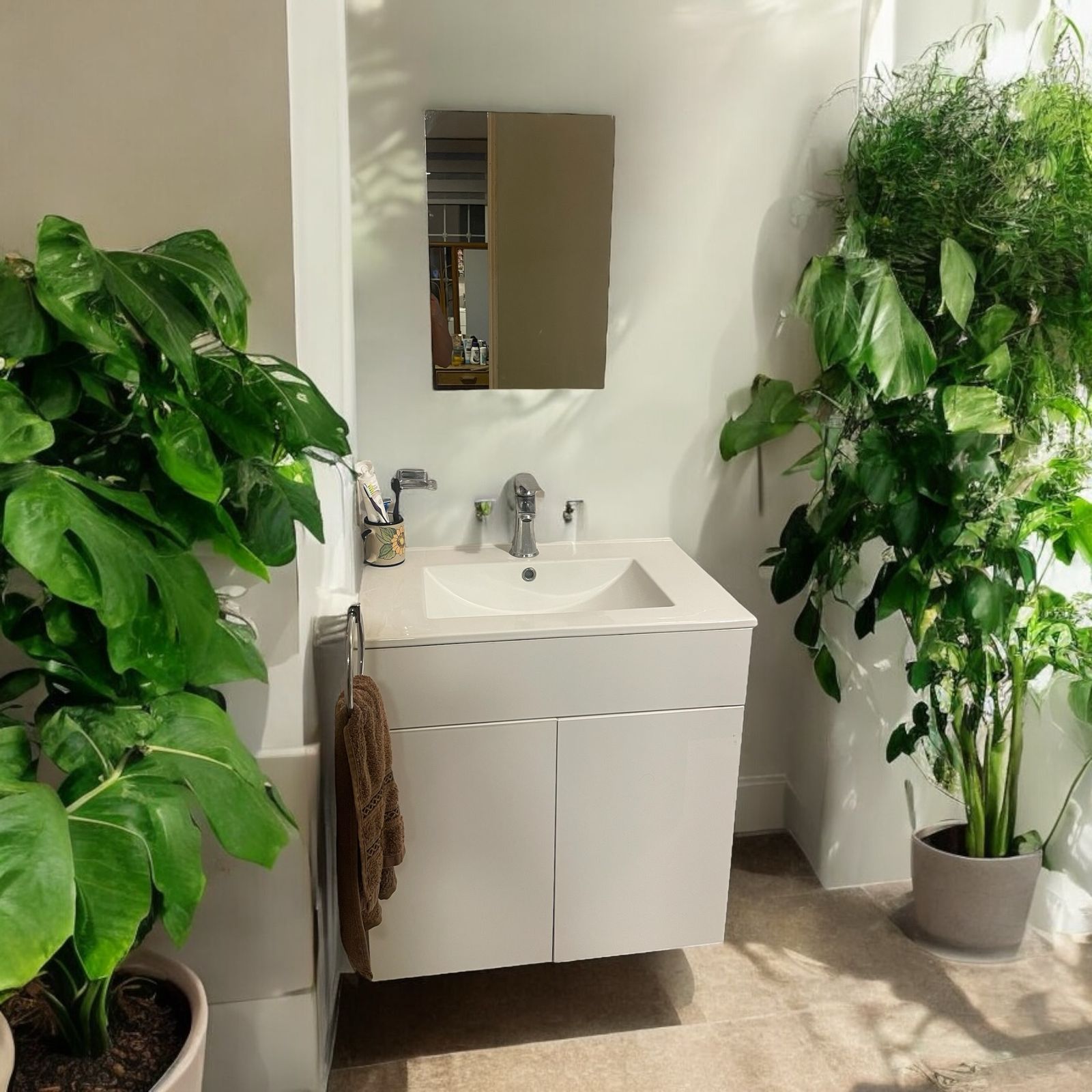 Foto 5 pulgar | Botiquín Repisa MDF Espejo 50 cm Pared Primeros Auxilios Blanco