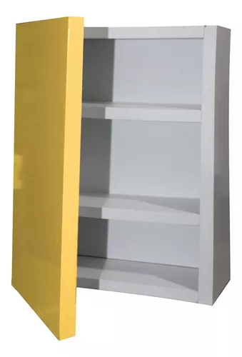 Botiquin Repisa Mdf 35cm Pared Primeros Auxilios Amarillo