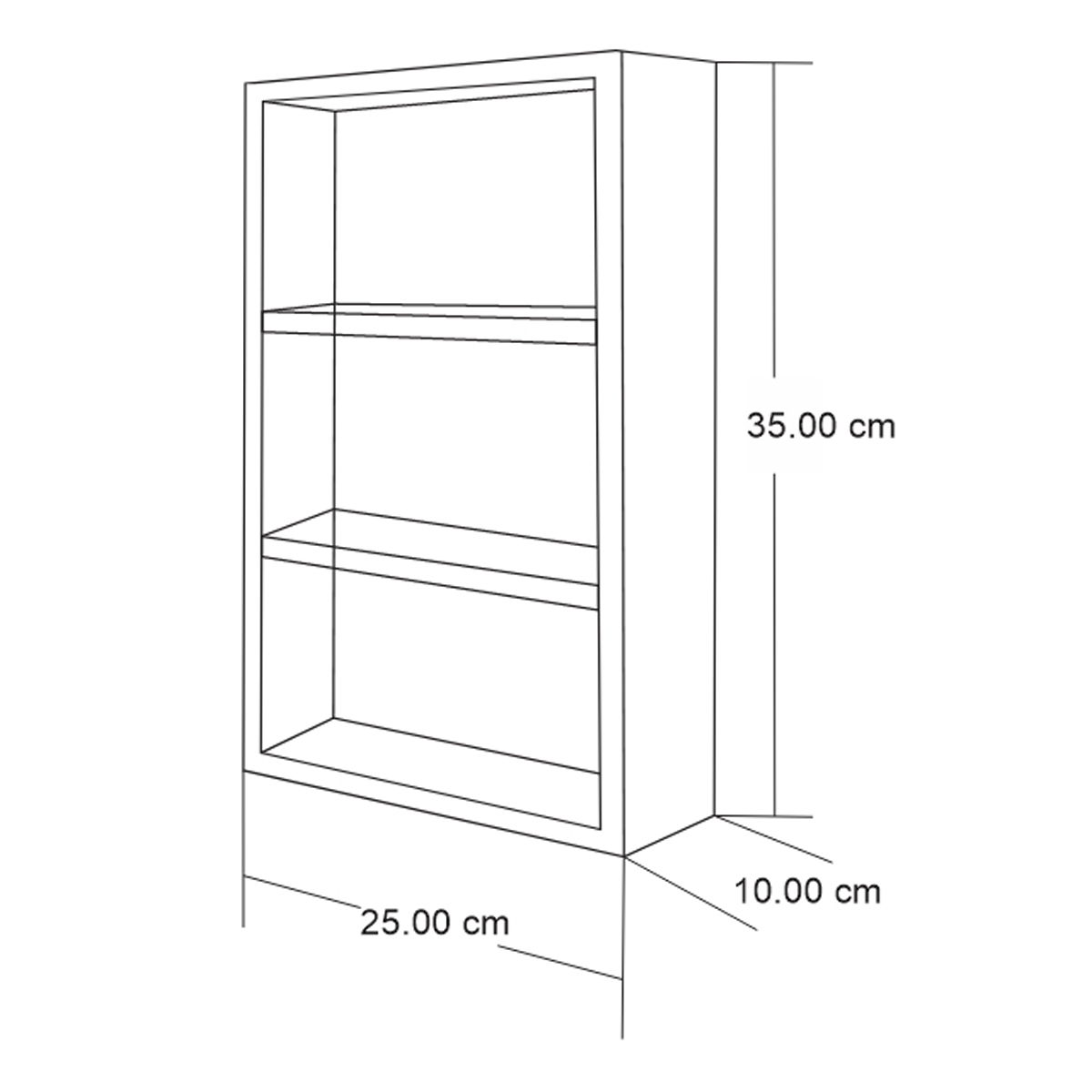 Foto 4 pulgar | Botiquin Repisa Mdf 35cm Pared Primeros Auxilios Blanco