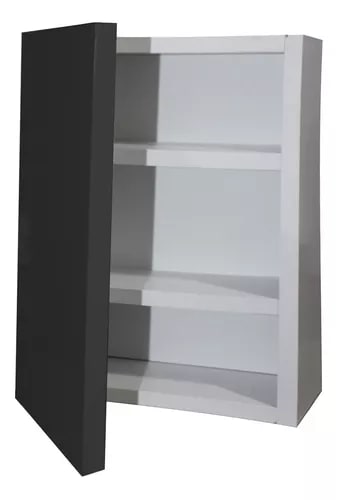 Botiquin Repisa Mdf 35cm Pared Primeros Auxilios Negro $889