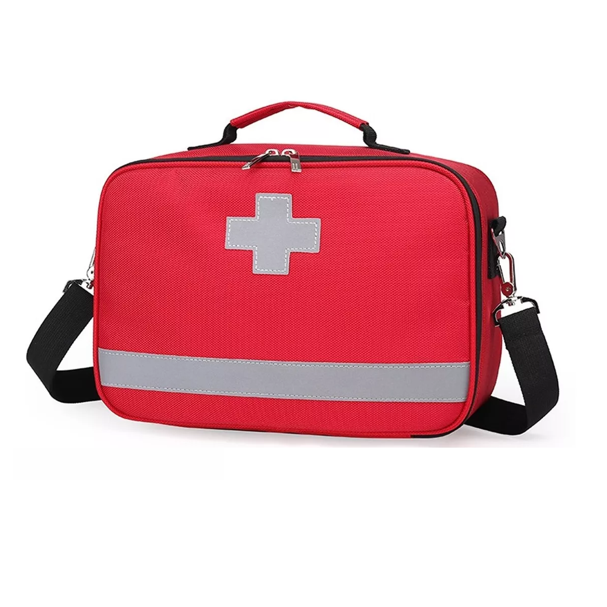 Mochila de Emergencia Médica Multifuncional Botiquín Eo Safe Imports Esi-15654 Rojo