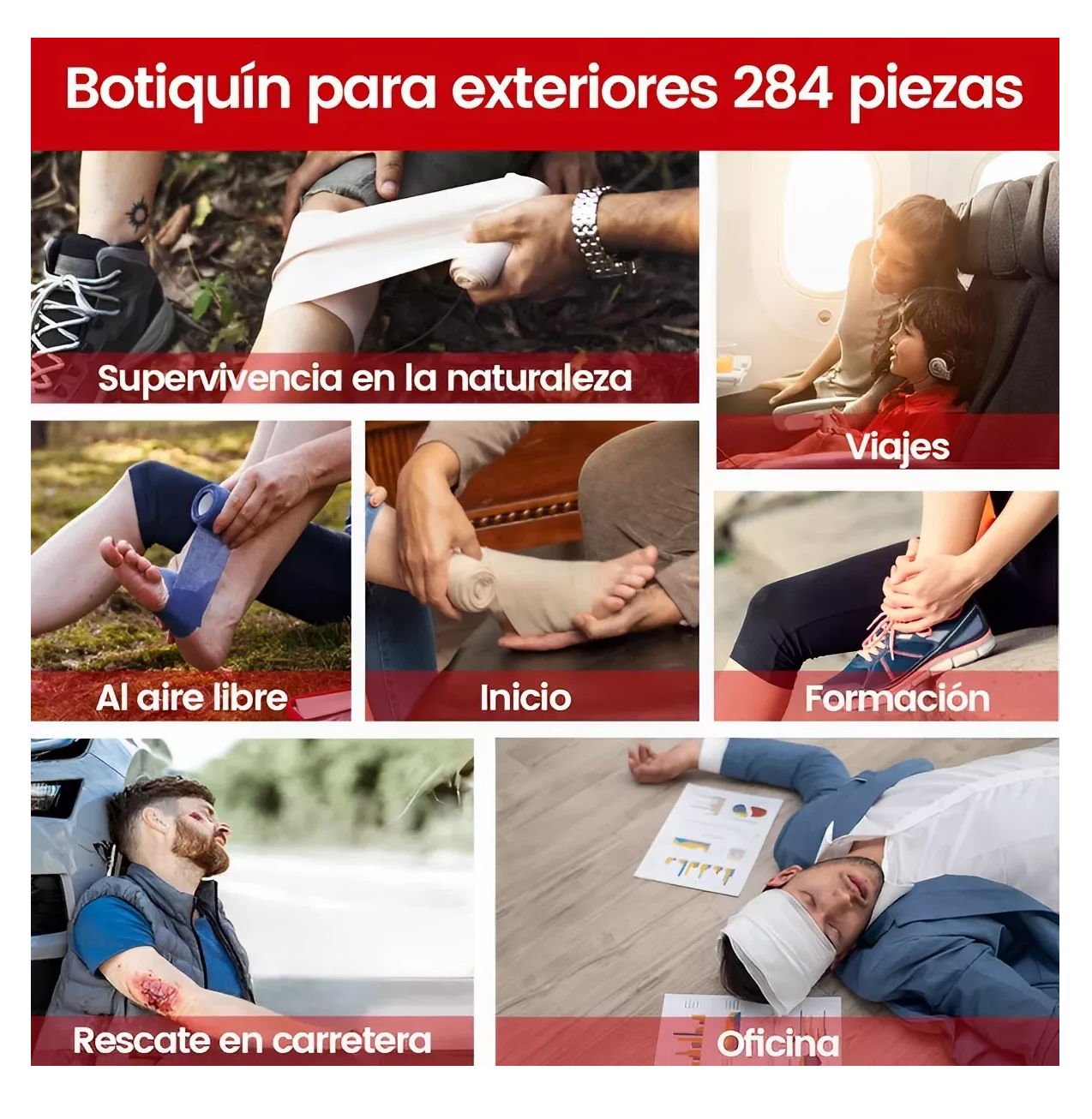 Foto 3 pulgar | Botiquín de Primeros Auxilios Belug de 430 Piezas
