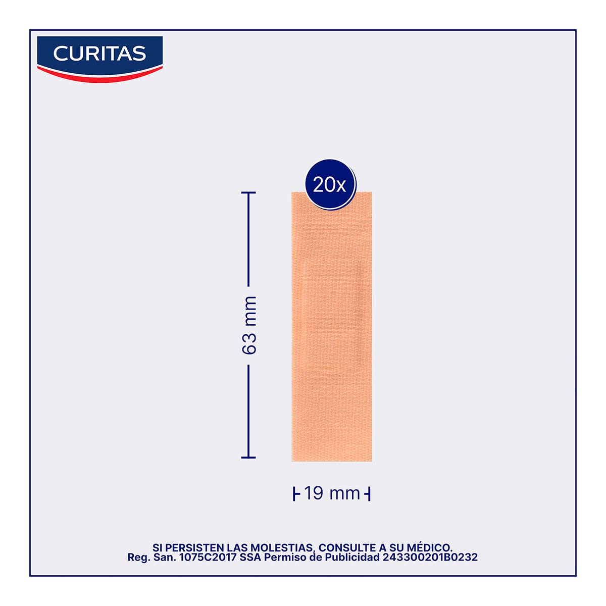 Foto 6 pulgar | Curitas Tela Elastica (20 Piezas)