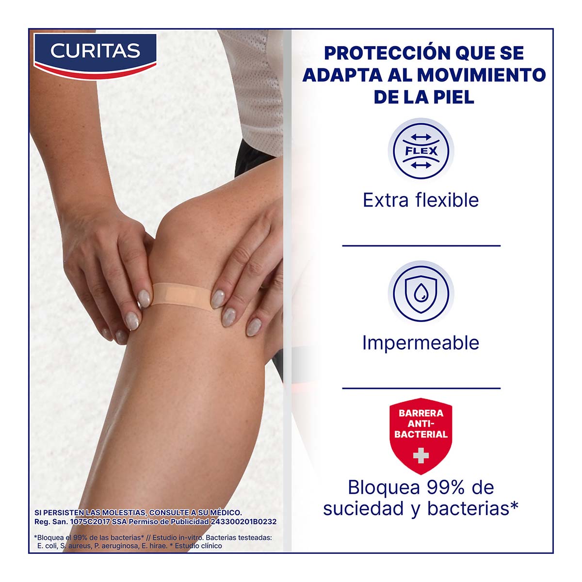 Foto 7 pulgar | Curitas Tela Elastica (20 Piezas)