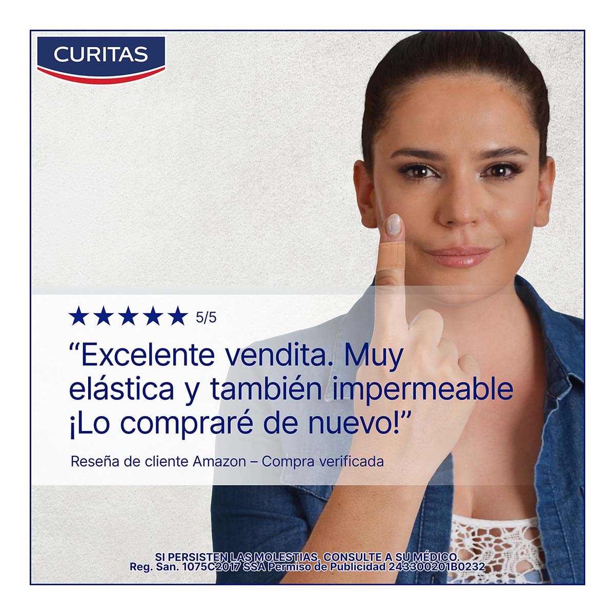 Foto 8 pulgar | Curitas Tela Elastica (20 Piezas)