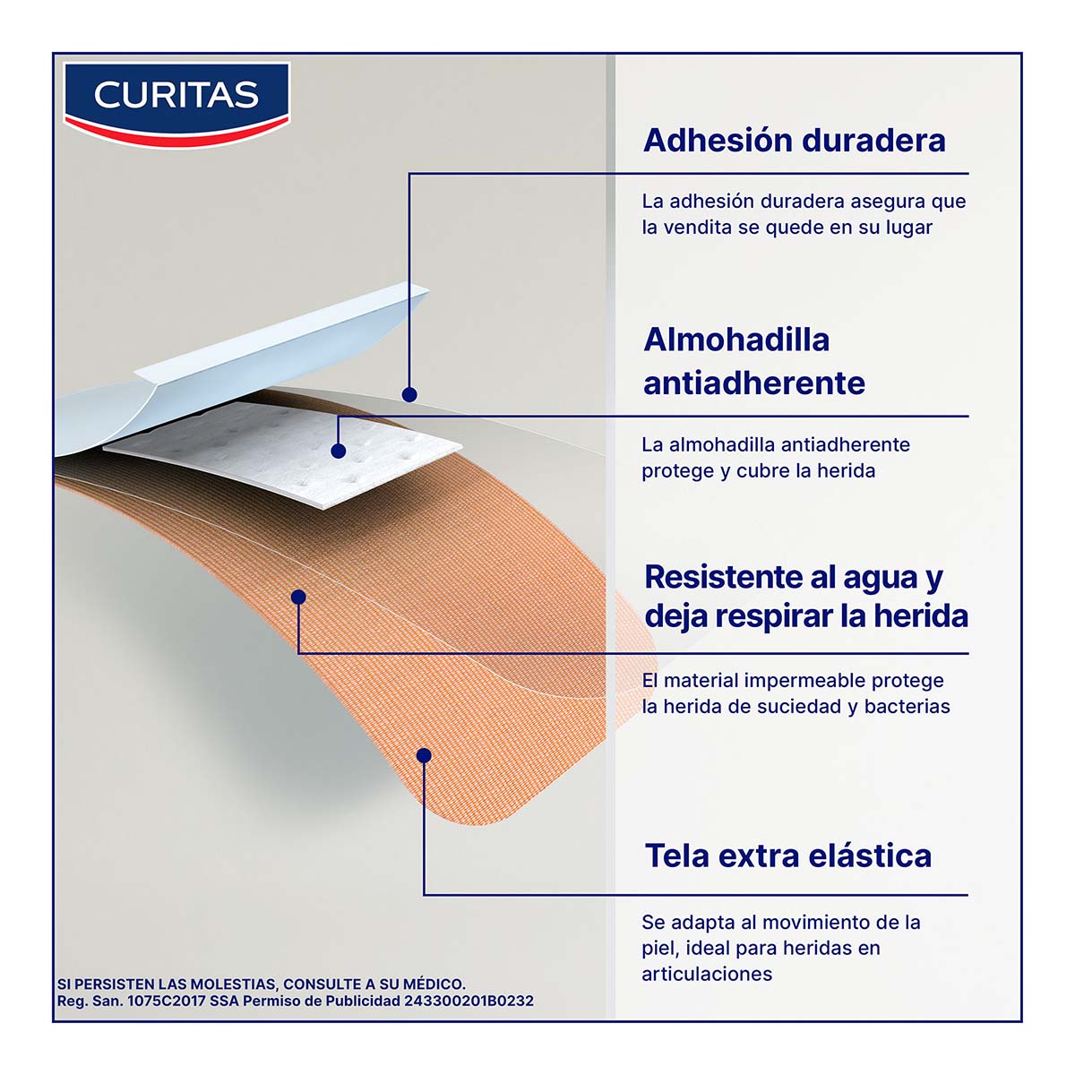Foto 8 | Curitas Tela Elastica (20 Piezas)