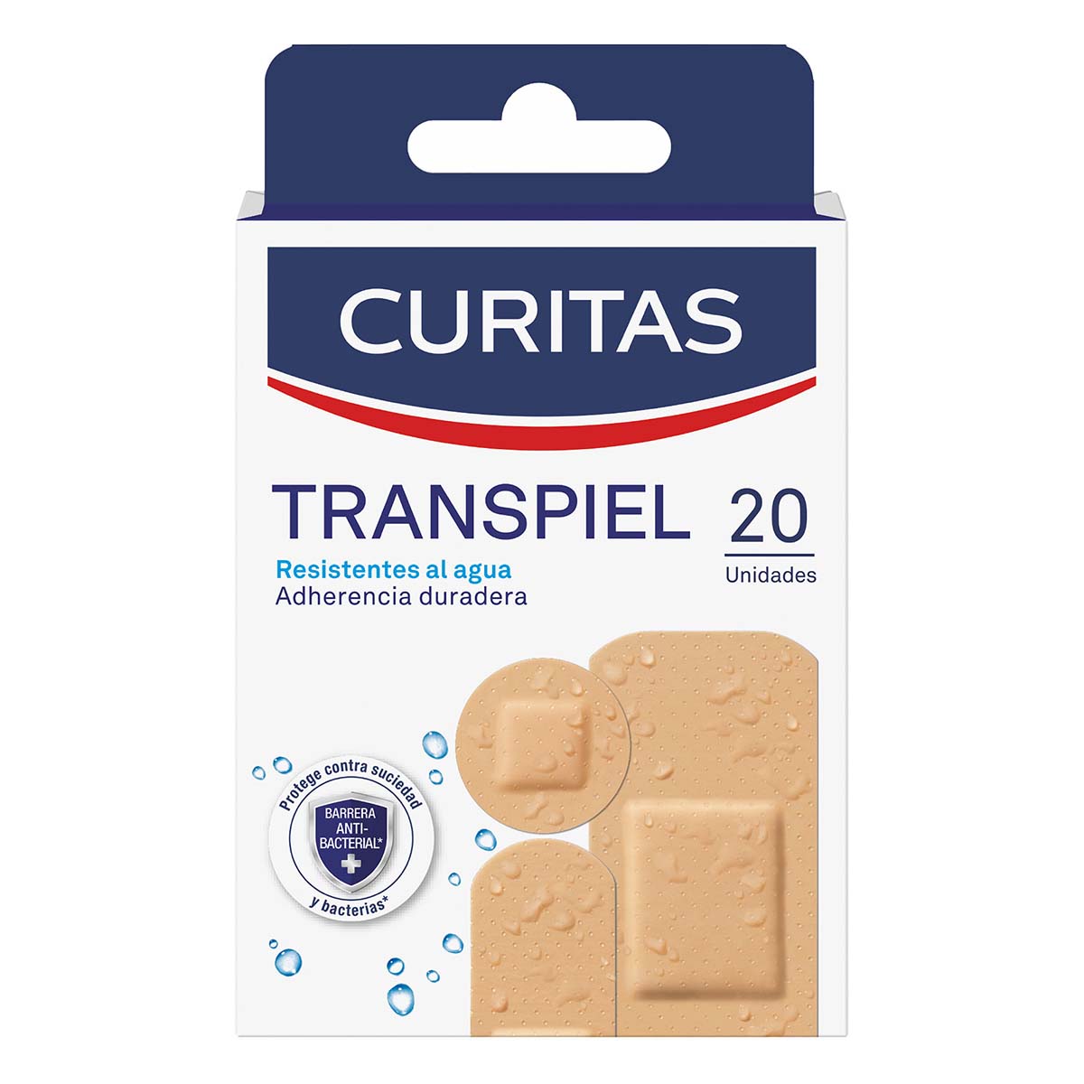 Foto 2 pulgar | Curitas Venditas Adhesivas Transpiel Surtidas 20 Pz