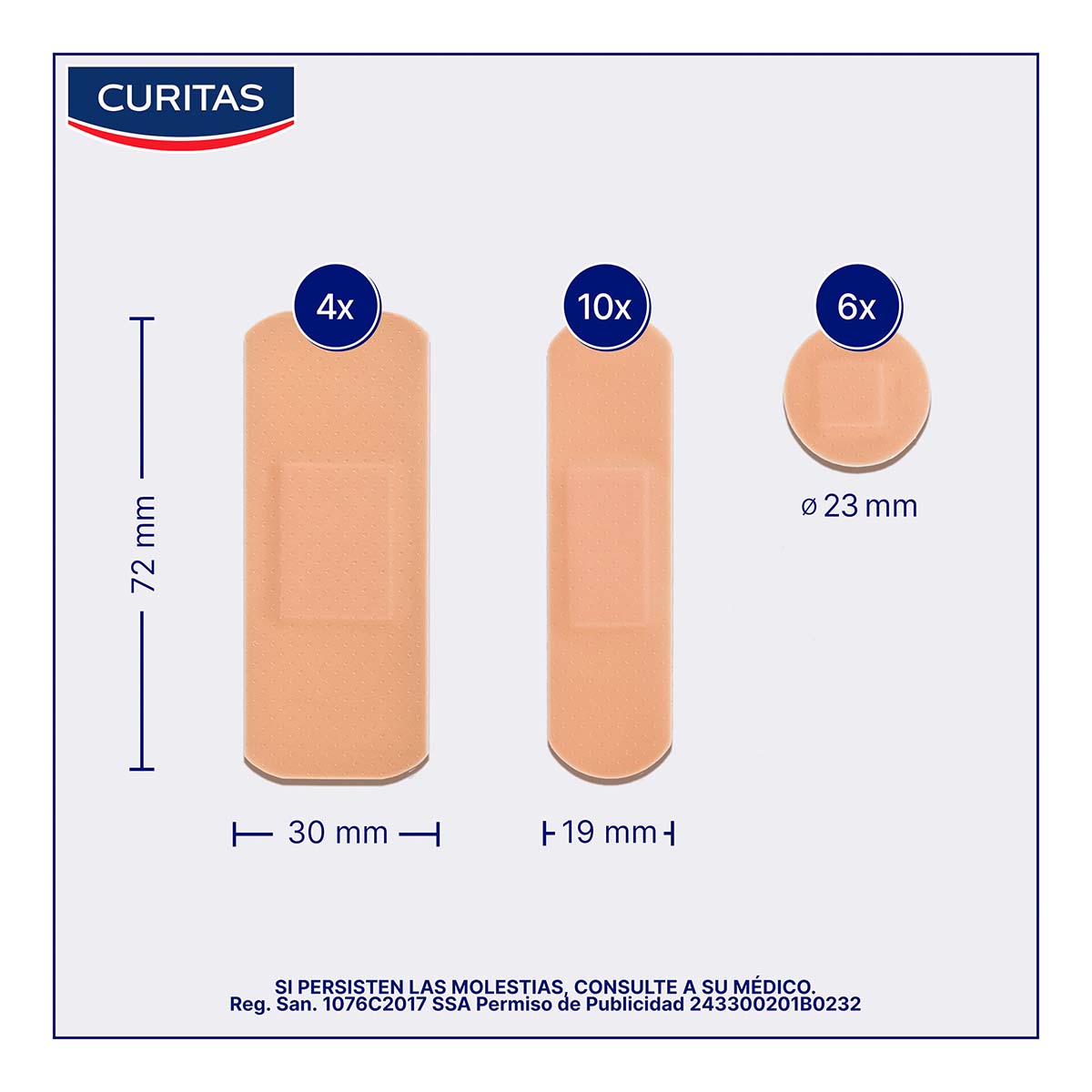 Foto 4 | Curitas Venditas Adhesivas Transpiel Surtidas 20 Pz