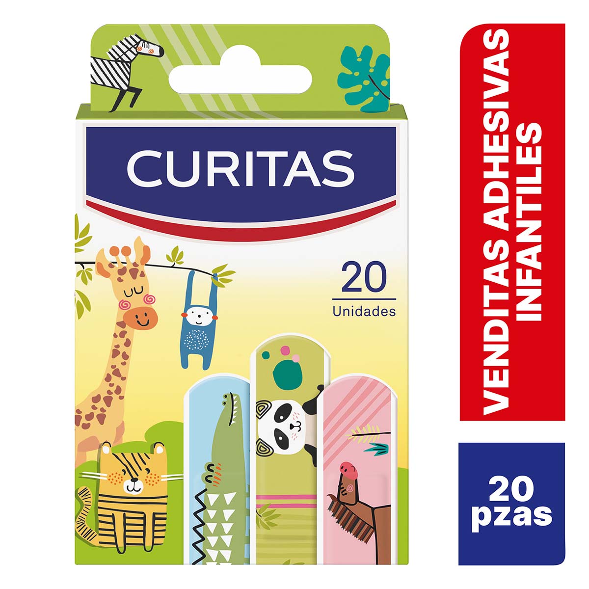 Foto 4 pulgar | Curitas Venditas Adhesivas Para Niños De Animales- 20 Piezas