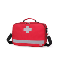 Mochila De Emergencia Médica Multifuncional Botiquin Eo Safe Imports Esi-15654-1 Rojo