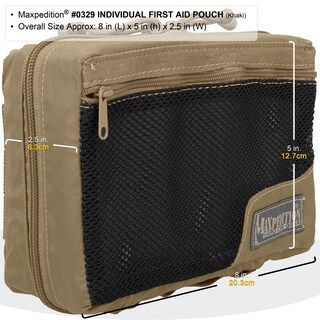Foto 3 | Bolsa De Primeros Auxilios Maxpedition Individual, Ligera, Caqui - Venta Internacional.