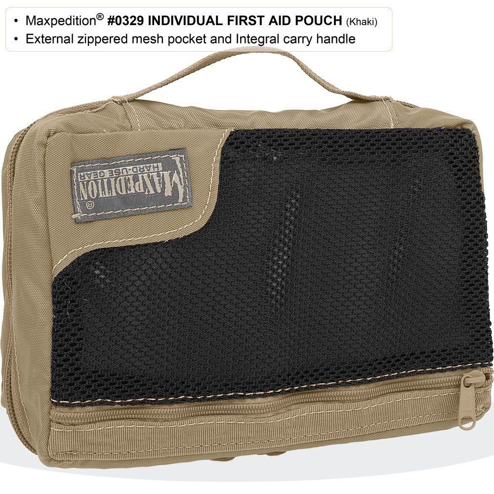 Foto 6 pulgar | Bolsa De Primeros Auxilios Maxpedition Individual, Ligera, Caqui - Venta Internacional.
