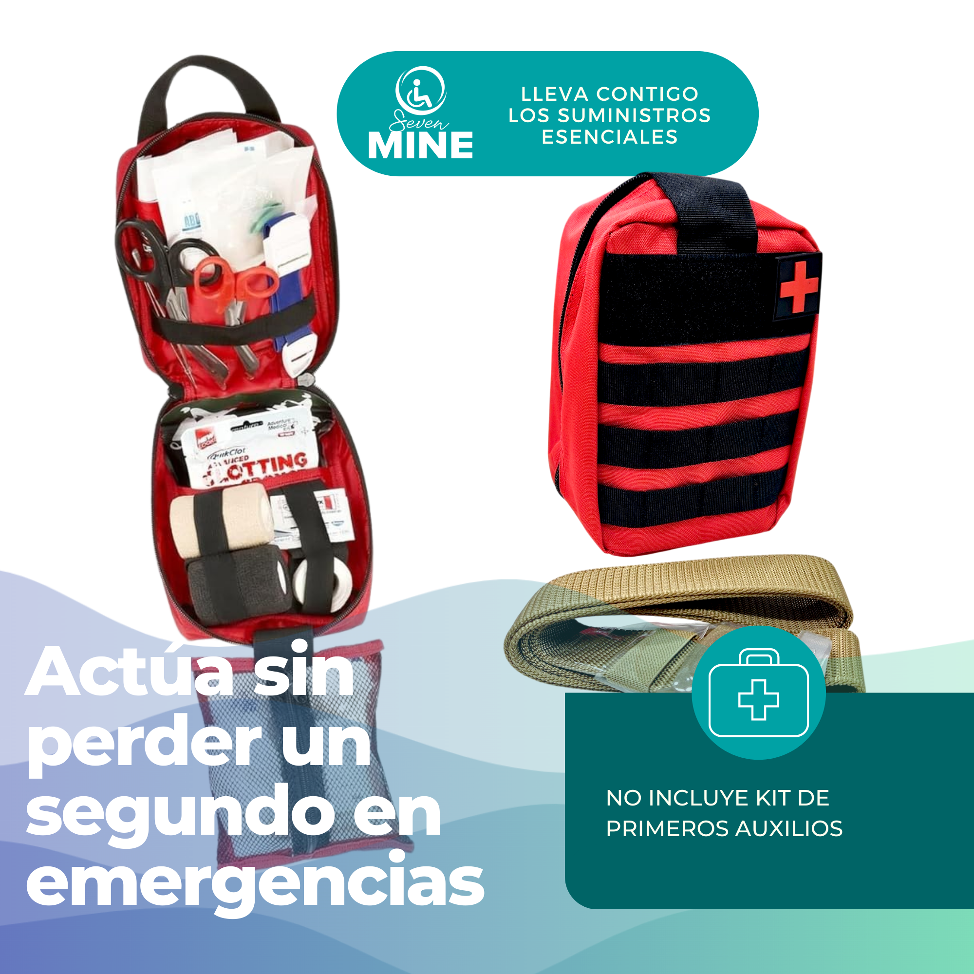 Foto 3 pulgar | Mochila para Botiquín Táctico de Primeros Auxilios SC Super Confort