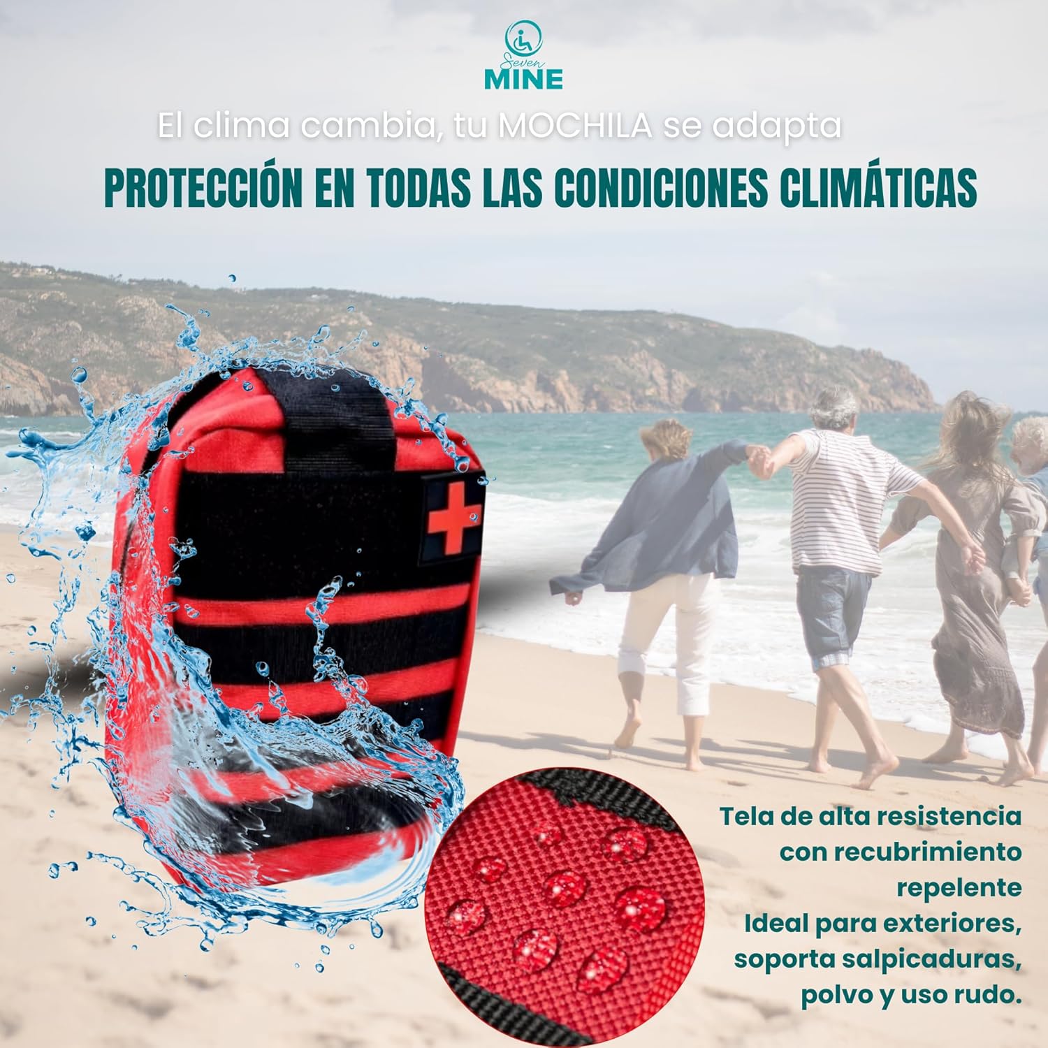 Foto 4 | Mochila para Botiquín Táctico de Primeros Auxilios SC Super Confort