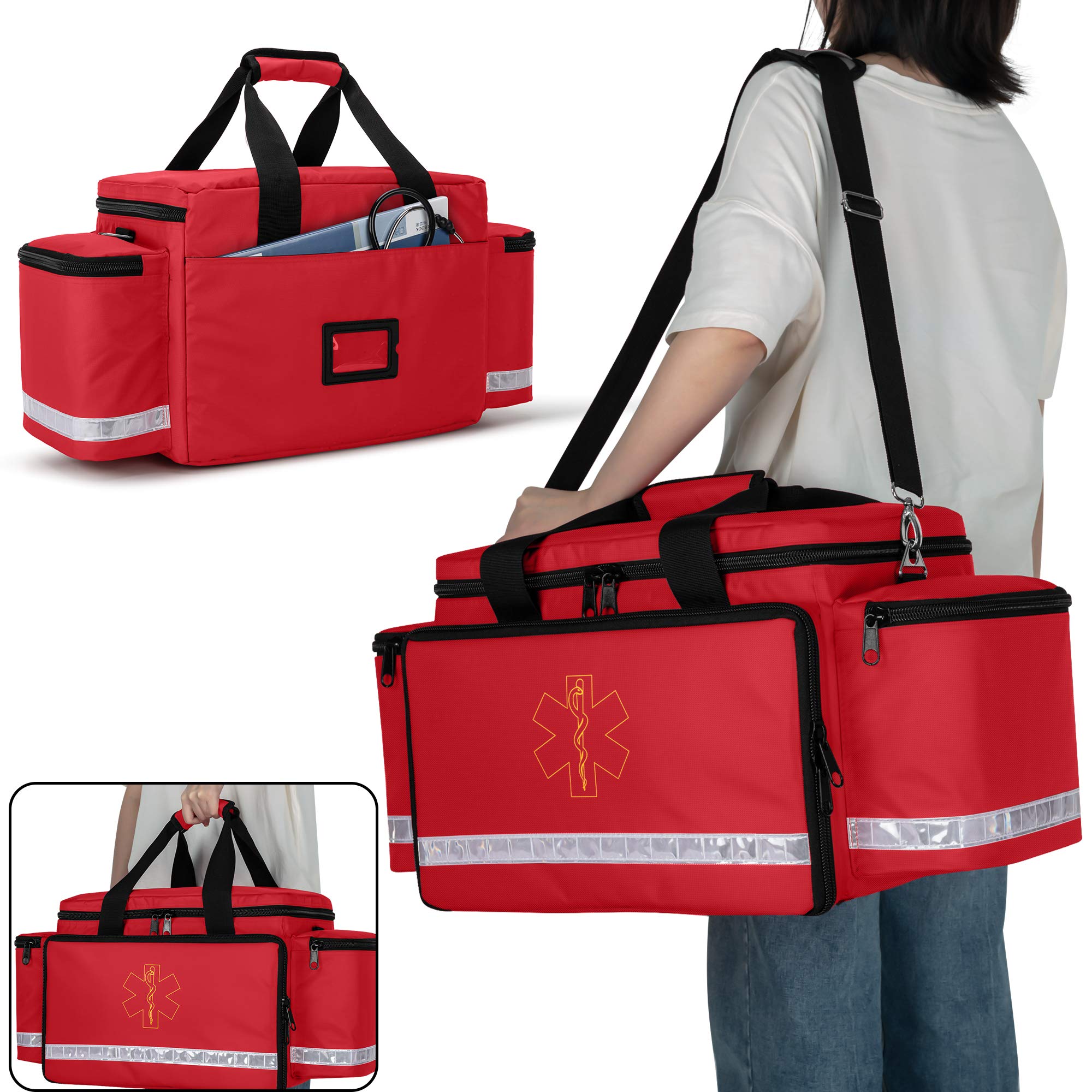 Foto 5 | Bolsa Trunab Roja Para Personal De Emergencia  Solo Bolsa Trunab - Venta Internacional.