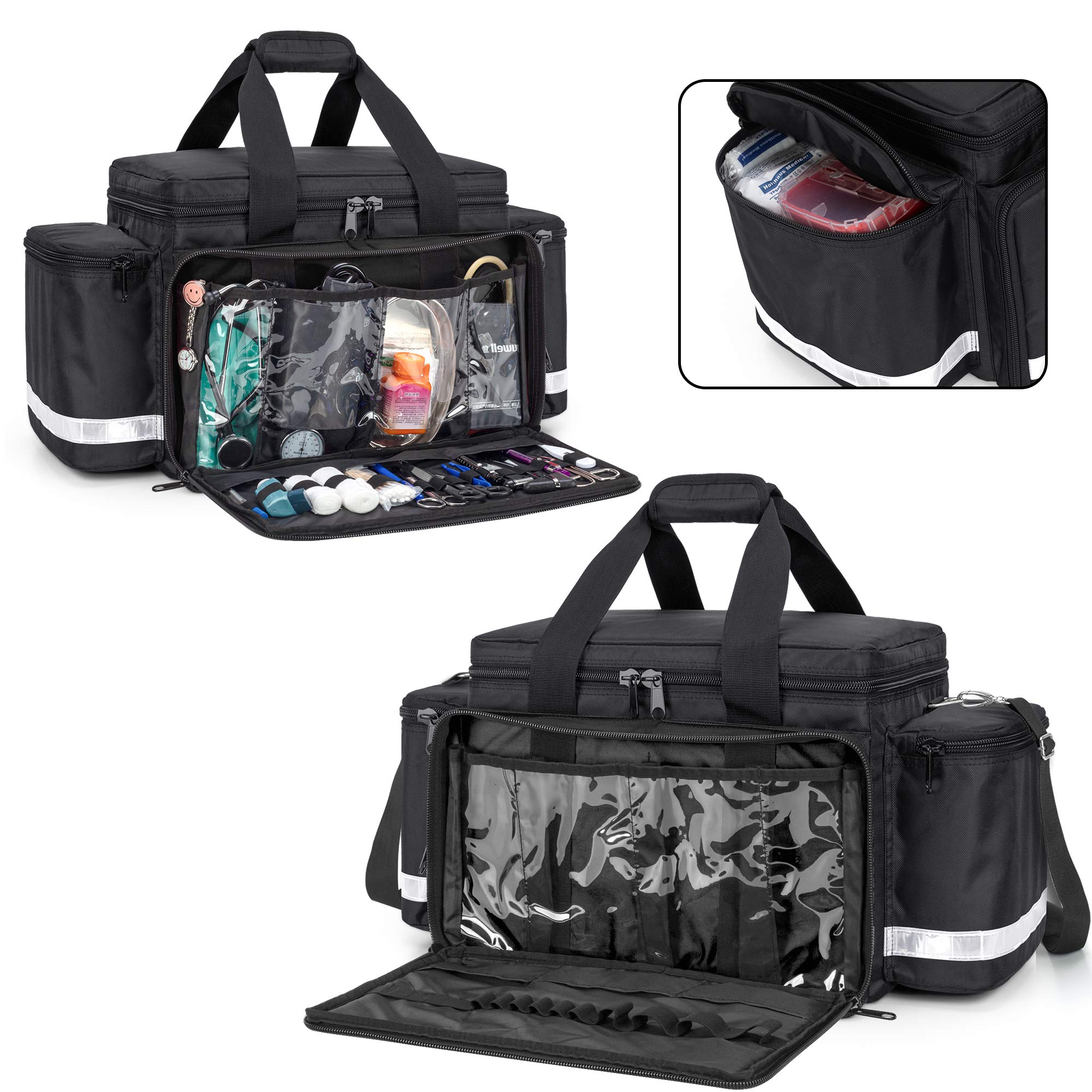 Foto 3 | Bolsa De Primeros Auxilios Trunab Medical  Negra - Venta Internacional.