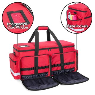 Foto 3 | Bolsa Médica De Emergencia Trunab Vacía Con Compartimento Para Tanque De Oxígeno - Venta Internacional.