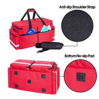 Foto 4 | Bolsa Médica De Emergencia Trunab Vacía Con Compartimento Para Tanque De Oxígeno - Venta Internacional.
