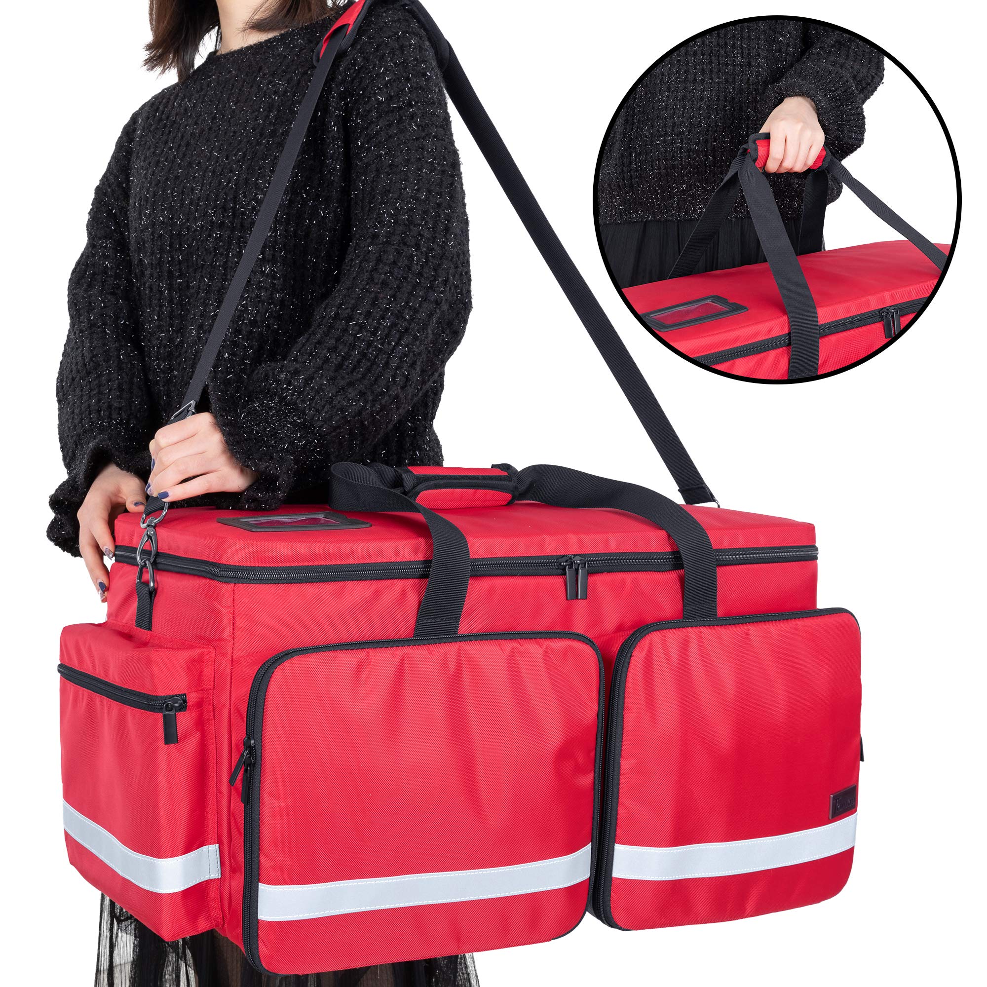 Foto 6 pulgar | Bolsa Médica De Emergencia Trunab Vacía Con Compartimento Para Tanque De Oxígeno - Venta Internacional.