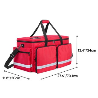 Foto 6 | Bolsa Médica De Emergencia Trunab Vacía Con Compartimento Para Tanque De Oxígeno - Venta Internacional.