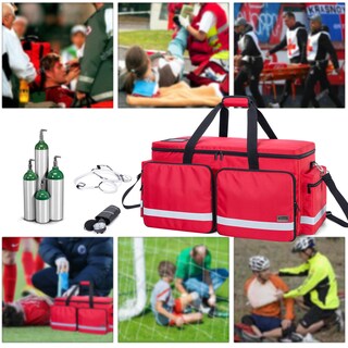 Foto 7 | Bolsa Médica De Emergencia Trunab Vacía Con Compartimento Para Tanque De Oxígeno - Venta Internacional.