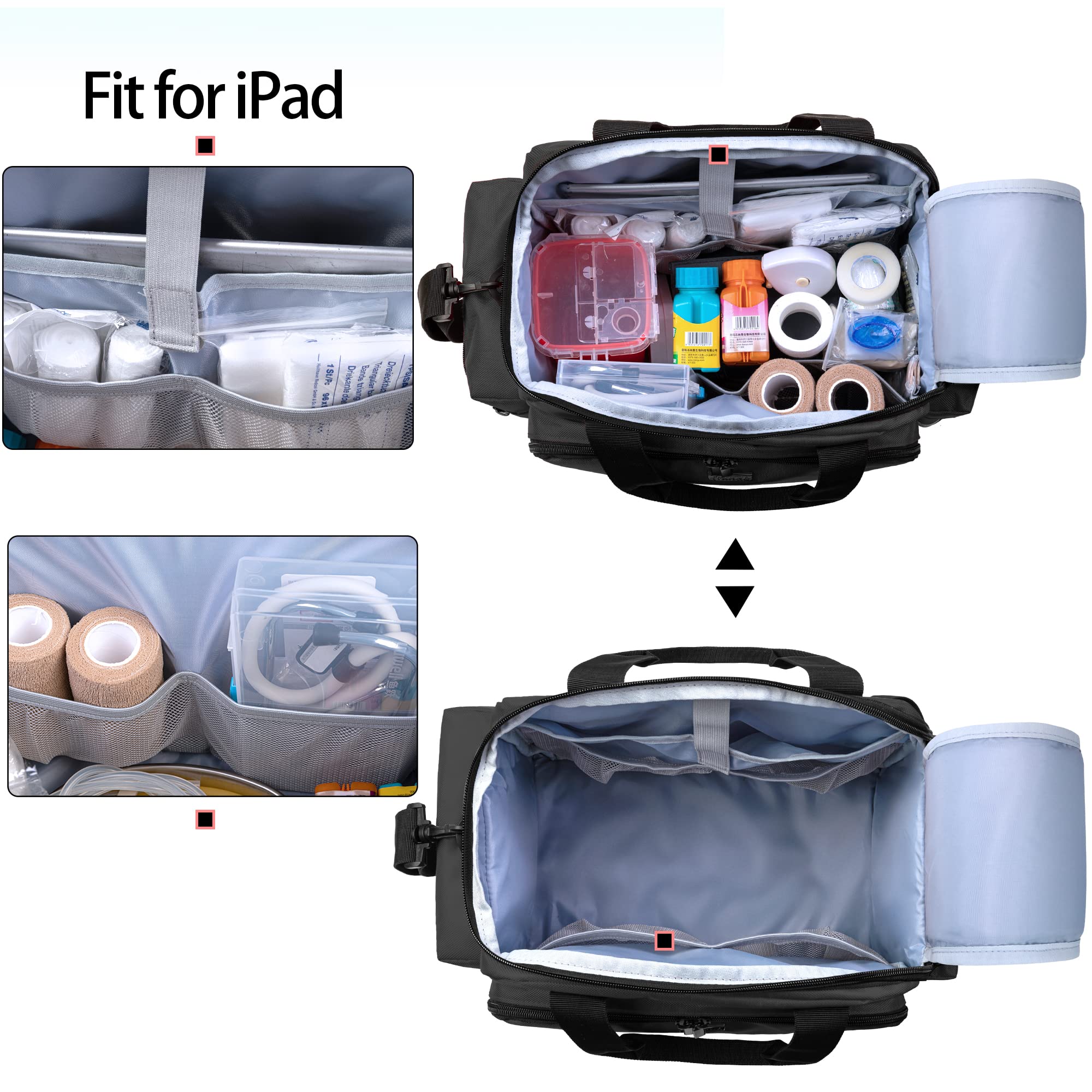 Foto 3 | Bolsa Médica Trunab Home Health Nurse Con Asa Y Correa - Venta Internacional.