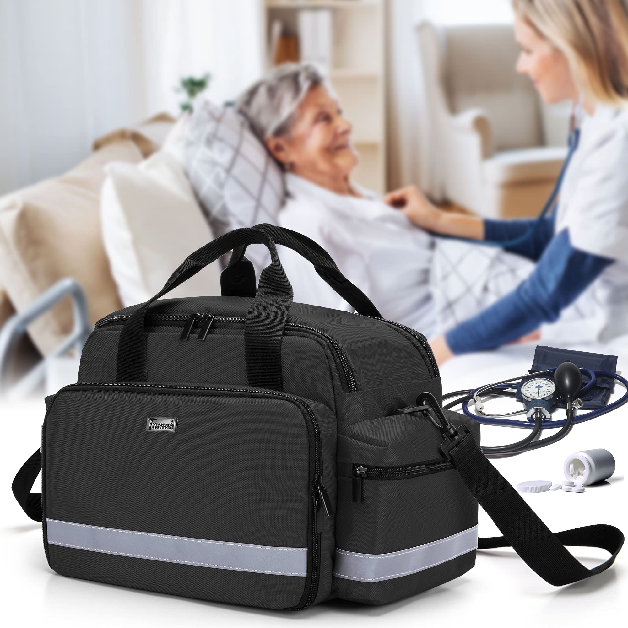 Foto 7 | Bolsa Médica Trunab Home Health Nurse Con Asa Y Correa - Venta Internacional.