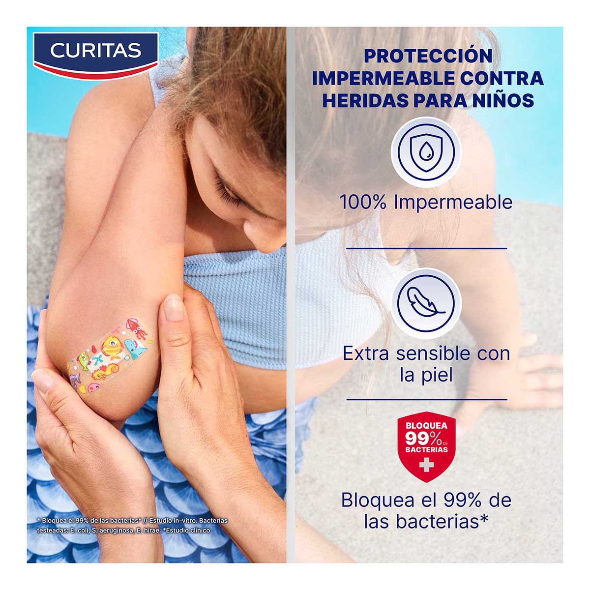 Foto 4 pulgar | Curitas Venditas Adhesivas Aquaprotect Kids