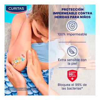 Foto 3 | Curitas Venditas Adhesivas Aquaprotect Kids