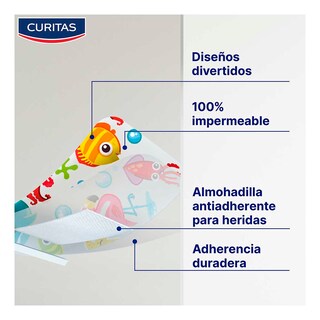 Foto 5 | Curitas Venditas Adhesivas Aquaprotect Kids