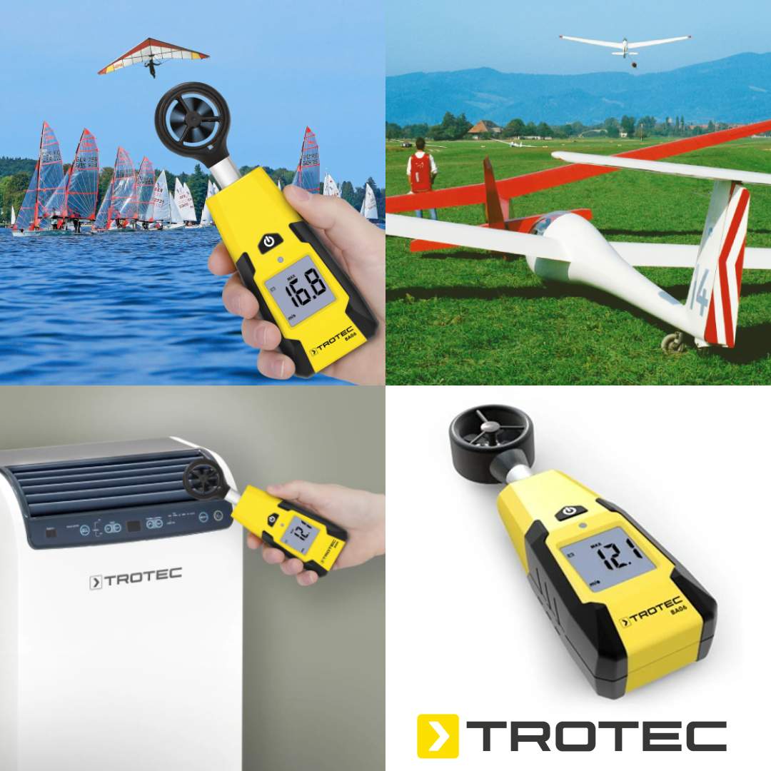 Foto 4 | Anemómetro Mini de Rueda Alada para Medición de Velocidad del Flujo de Viento Aire O Gases Ba06 Trotec